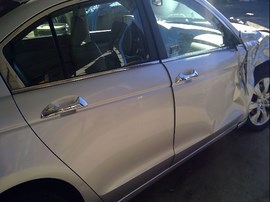 2008 HONDA ACCORD, SILVER, EX-L, 305L, AT,  A25053